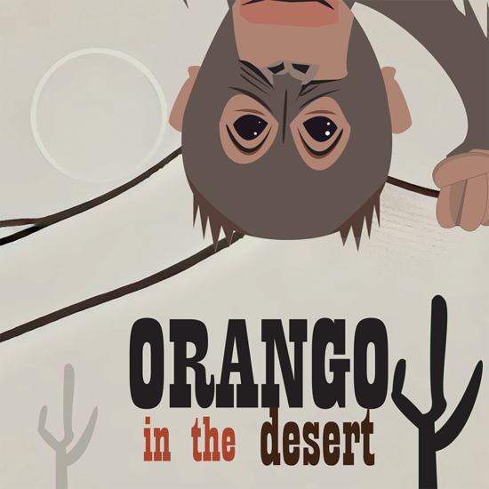 Orango in the desert