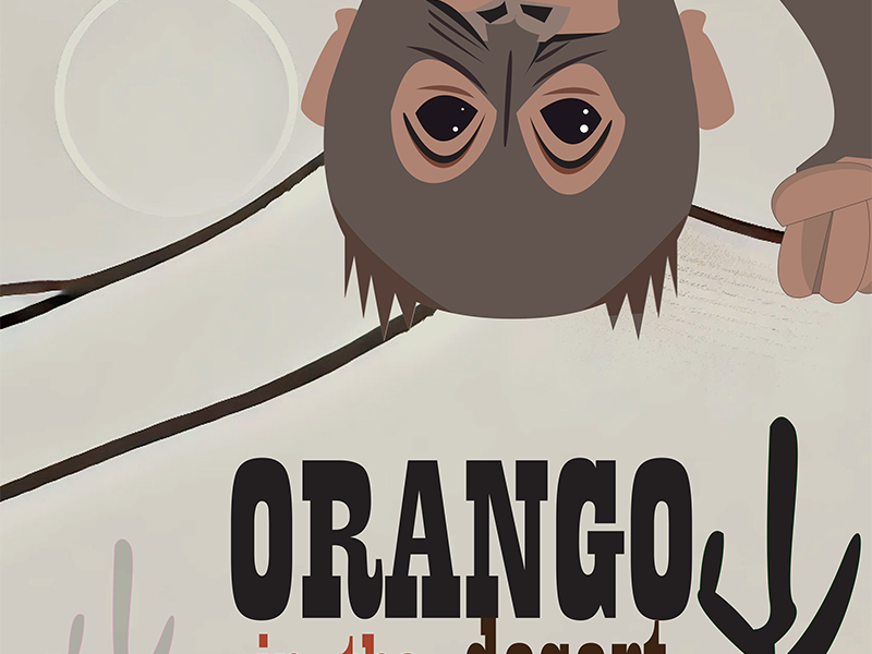 Orango in the desert